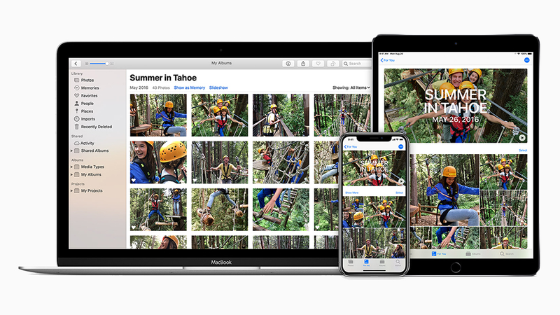 iCloud can sync images across all your Apple devices.